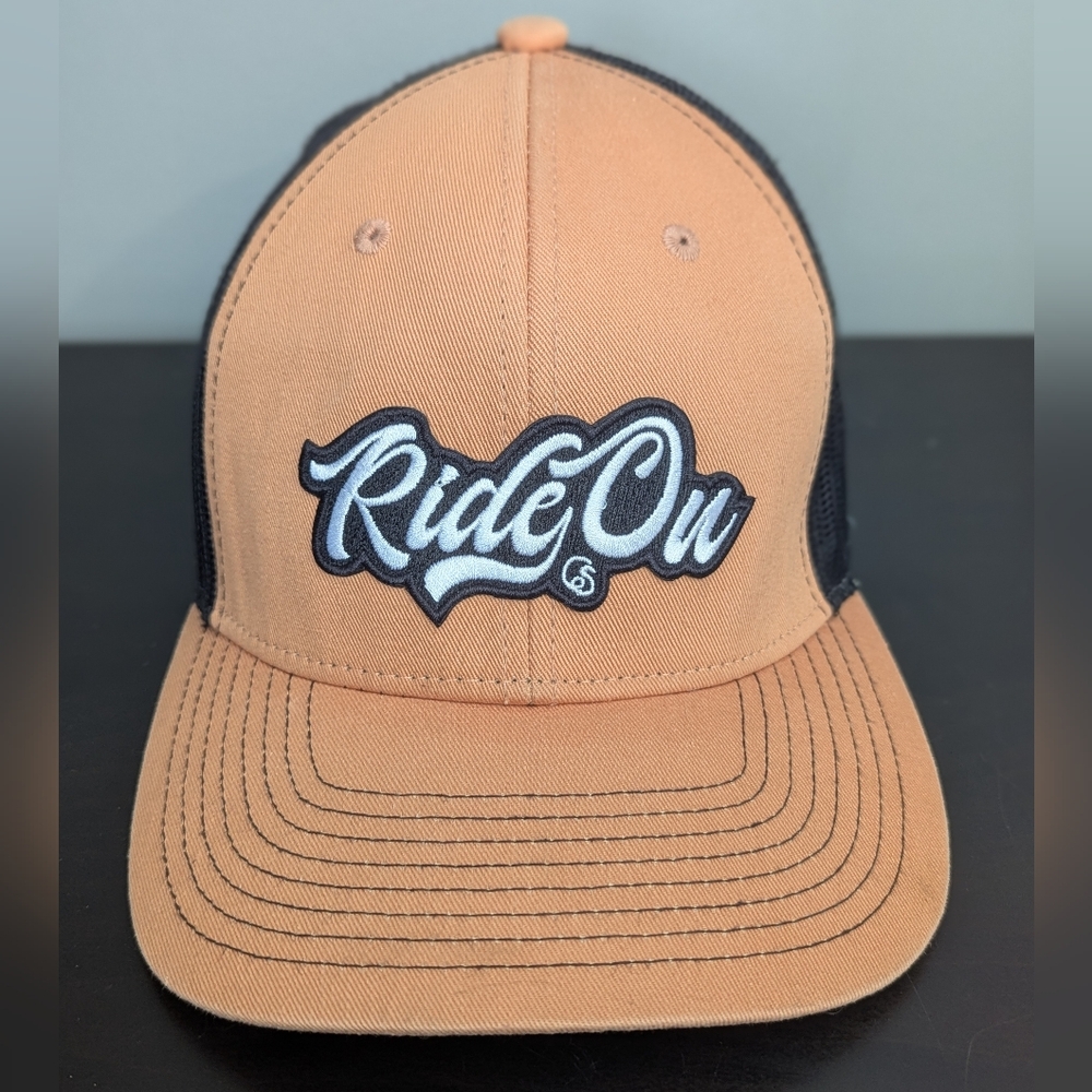 Cowboy Sh*T Ride On Flat Brim Trucker Hat Adjustable Men's